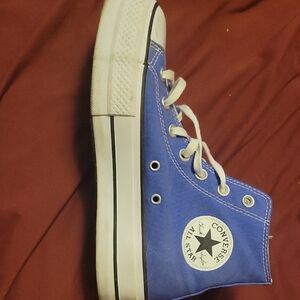Converse Classic Blue Platform Sneakers